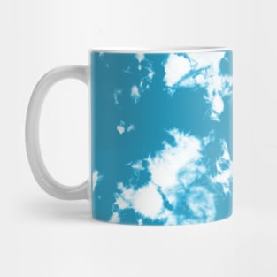 Blue caribbean ocean - Tie Dye Shibori Texture Mug